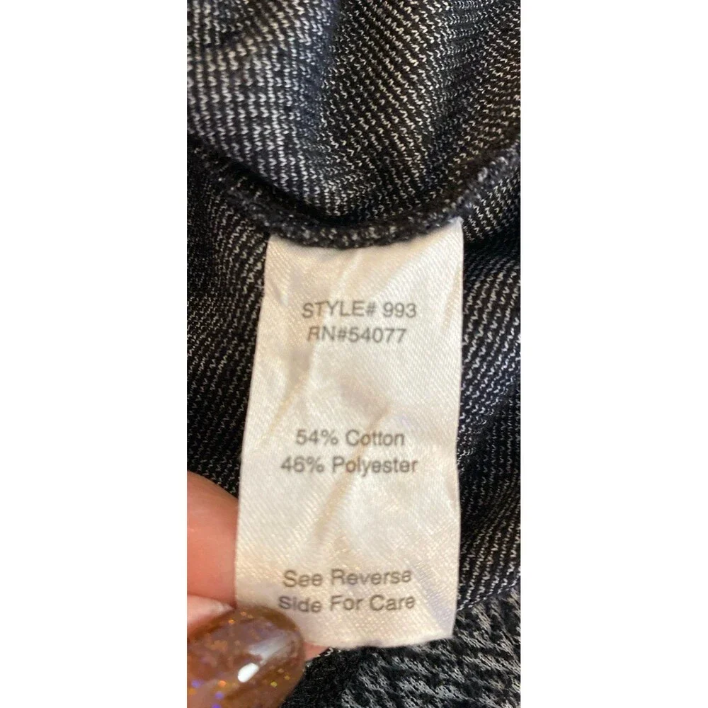 Cabi Women’s‎ Vest Tweed Type Fabric Sz Large Black White Pockets Business Wear